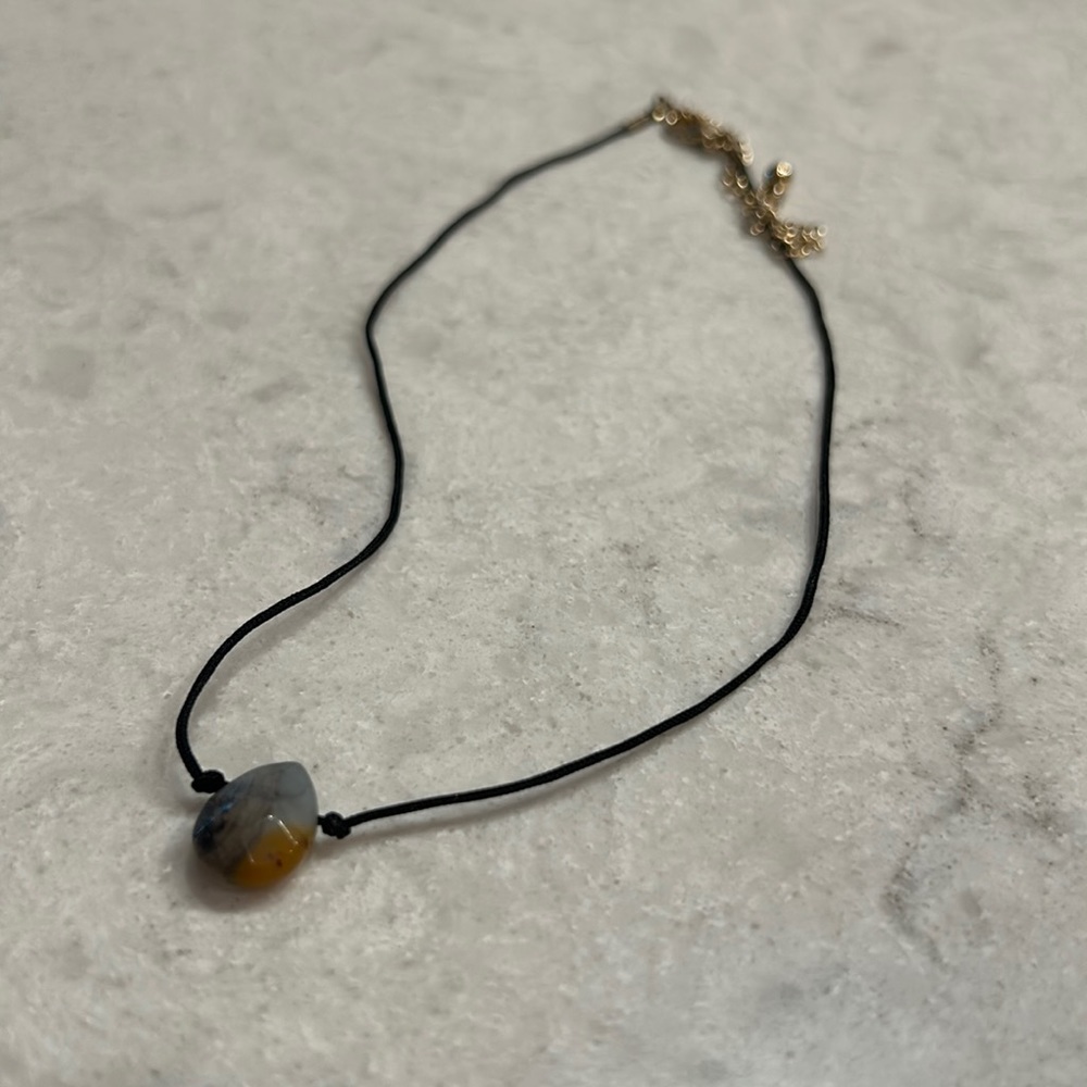 Choker Necklace with Crystal